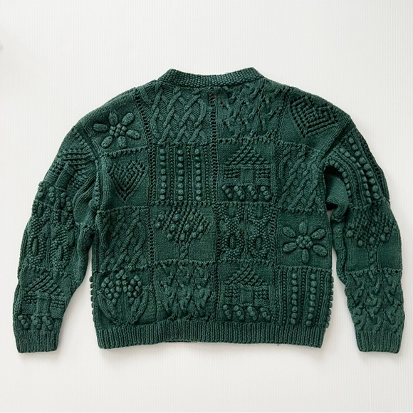 Sold @ebay Vintage Cape Isle Knitters Knitted by hand Cardigan Sweater - Picture 6 of 8